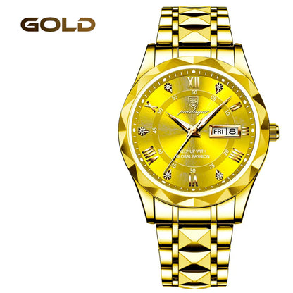Luxury Waterproof Luminous Stainless Steel Men Watch