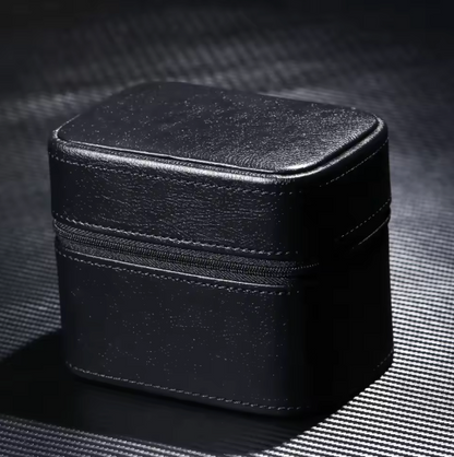 John's Leather Watchbox - Travel Display Case - Accessories Storage box